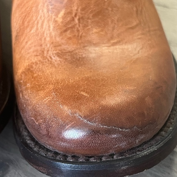 FREEBIRD By Steven Shine Ankle Brown Leather Boots size 6 - Picture 16 of 16